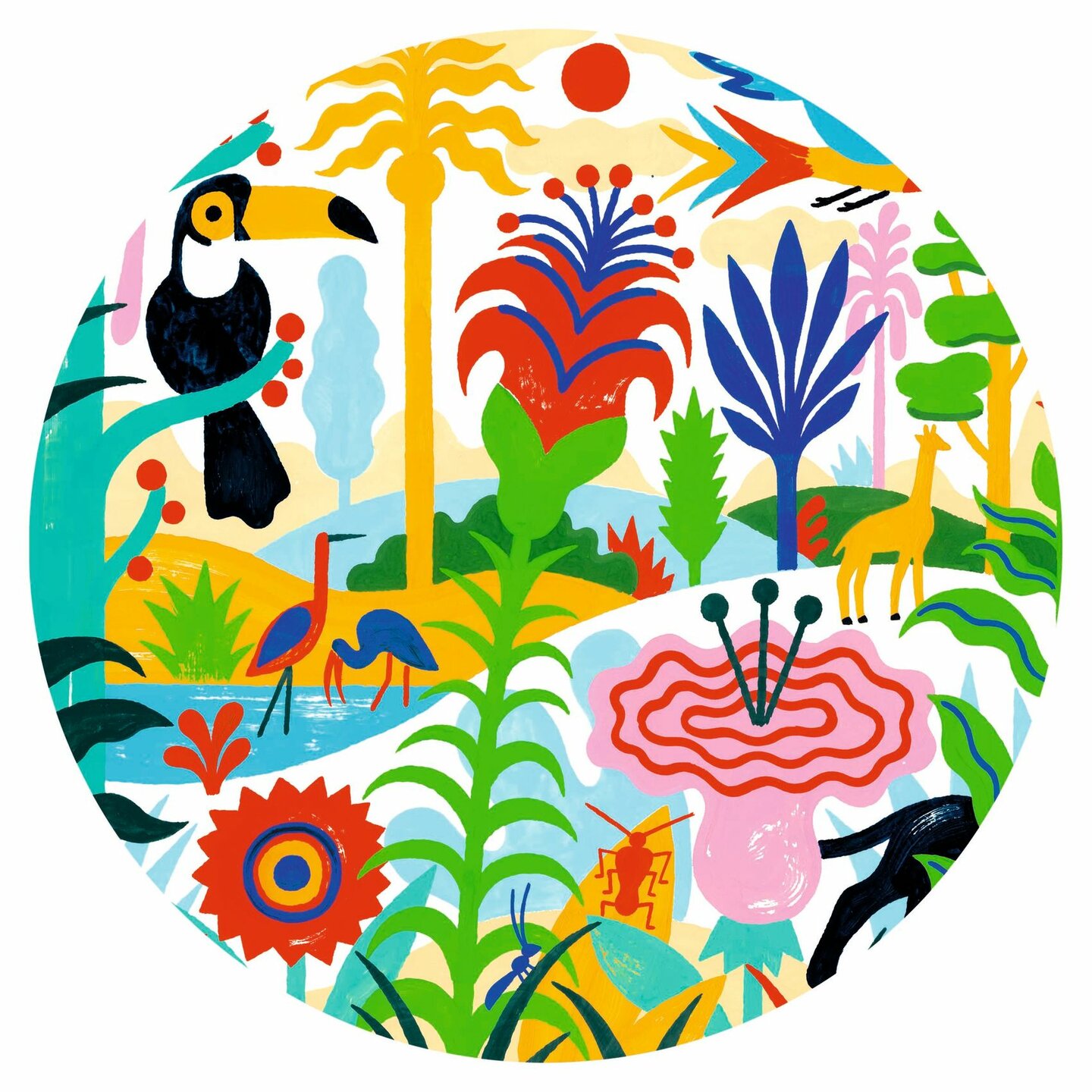 Djeco Puzzel Jungle 100 stukjes 5+ | Speel je Wijs
