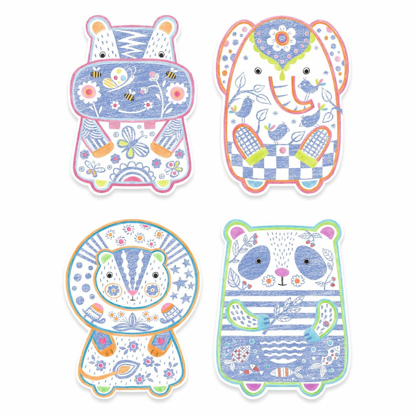 Djeco Kleuren - Wilde Dieren 18mnd+ | Speel je Wijs