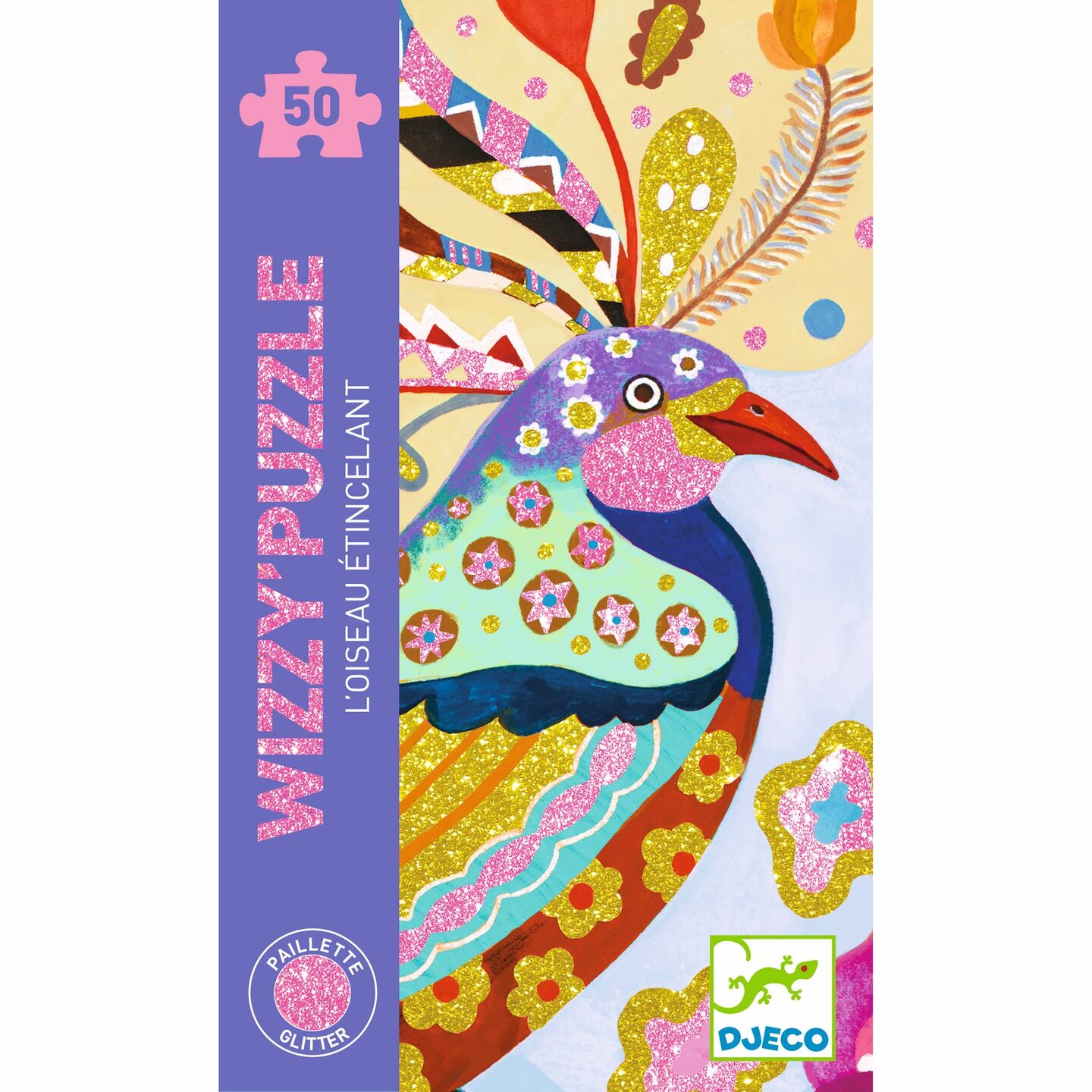 Djeco Puzzel | Sprankelende Vogel 50st. 5+