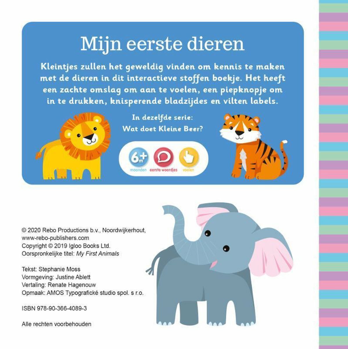 Knisperboekje | Mijn eerste dieren | Speel je Wijs