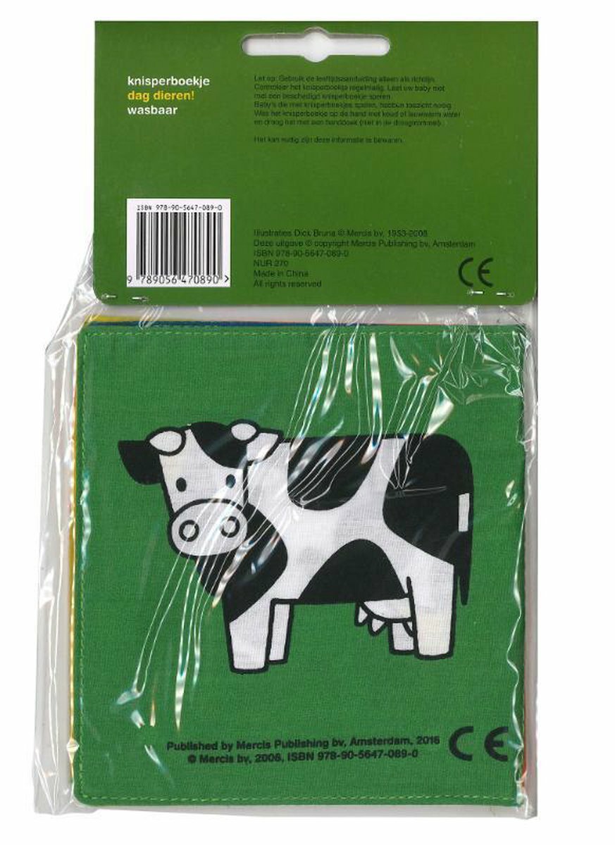 Dick Bruna Knisperboek - Dag Dieren 0+