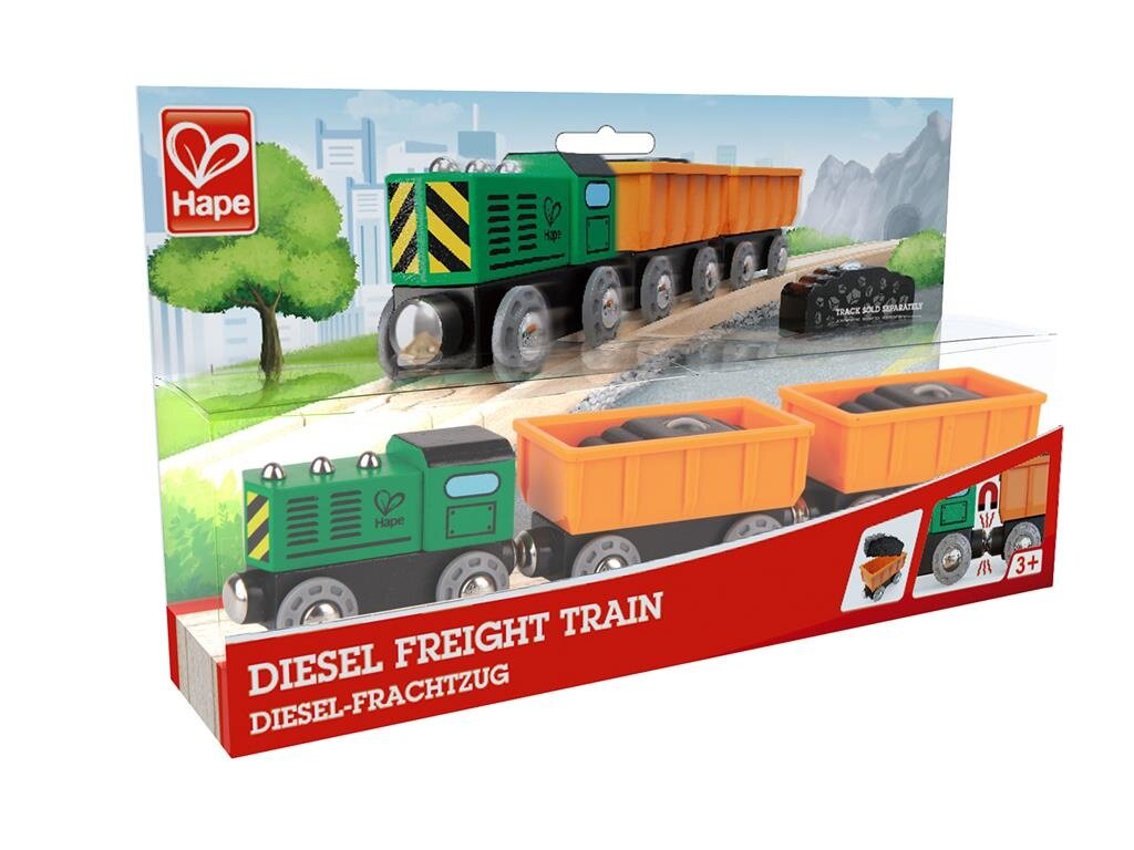Hape Diesel Goederen Trein | Speel je Wijs