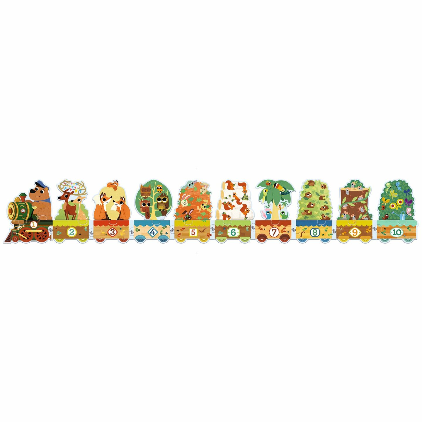 Djeco Puzzel Trio - Ik Tel 3+ | Speel je Wijs