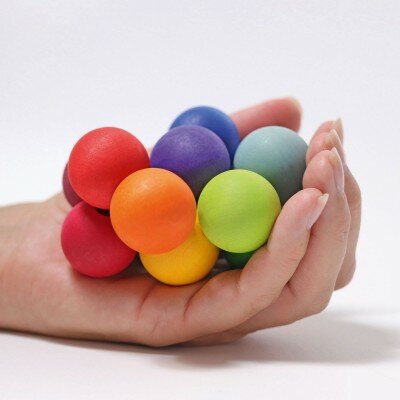 Grimm's Houten Grijpspeeltje Regenboog Kleuren | Speel je Wijs