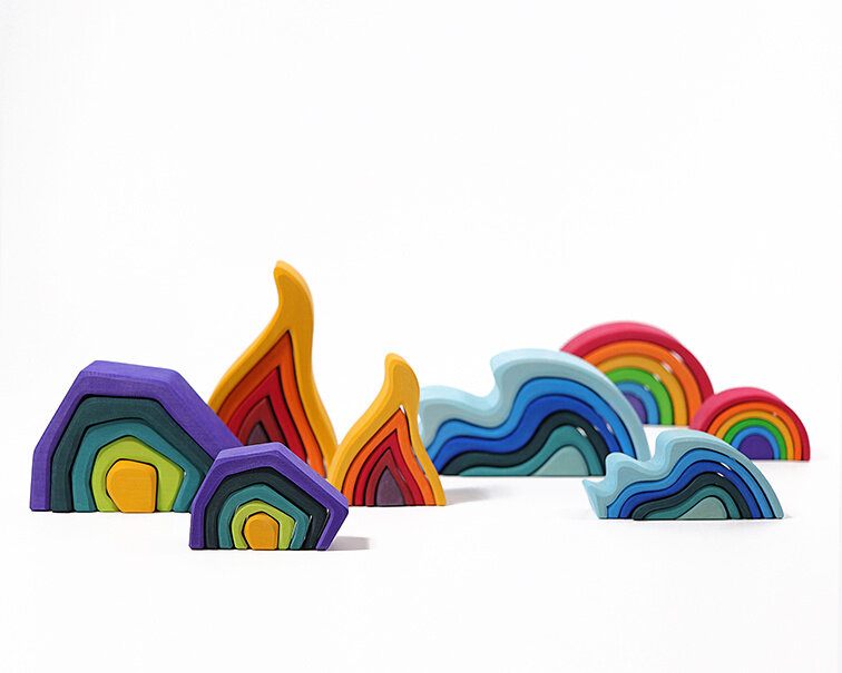 Grimm's houten Element - Vuur Klein