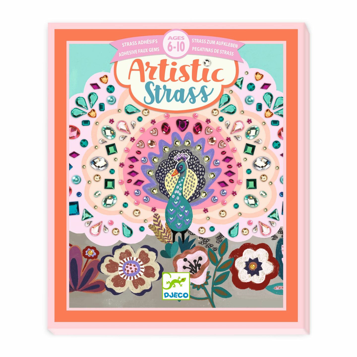DjecoKnutselset - Artistic Strass stenen | Wild Beauty 6-10 jaar | Speel je Wijs