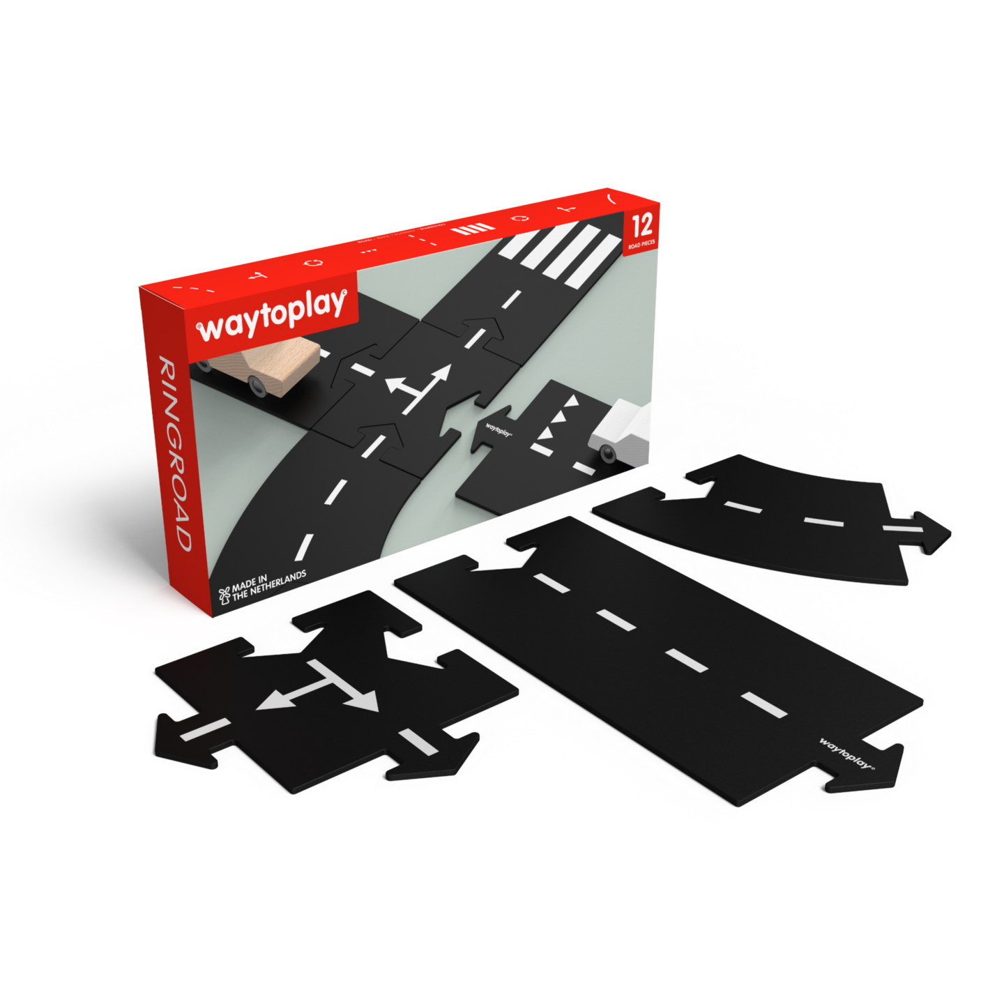 Waytoplay Ringroad - Set van 12 | Speel je Wijs