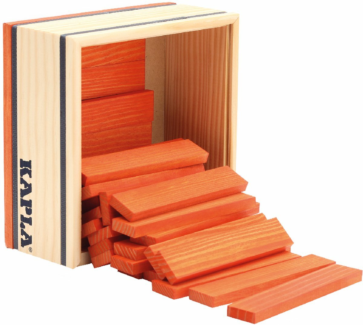 Kapla 40 Squares - Gekleurde plankjes Oranje
