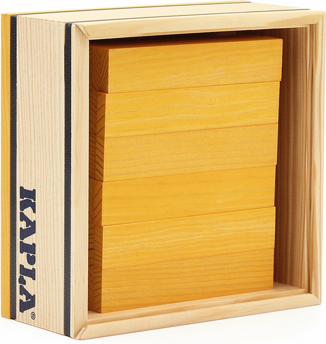 Kapla 40 Squares - Gekleurde plankjes Geel | Speel je Wijs