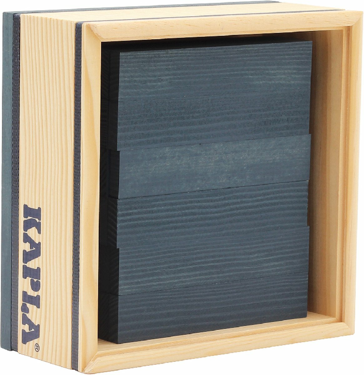 Kapla 40 Squares - Gekleurde plankjes Donkerblauw | Speel je Wijs