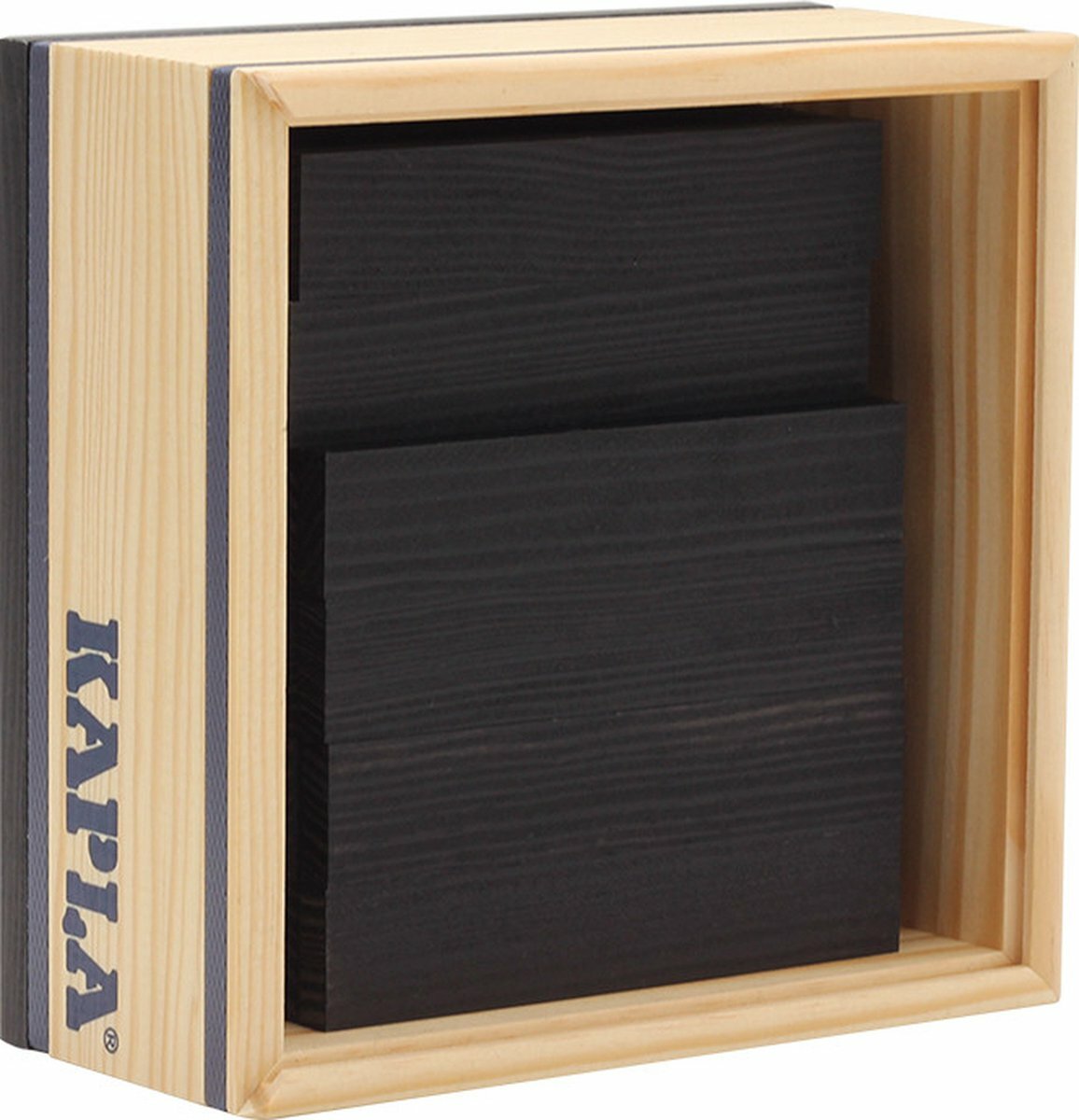 Kapla 40 Squares - Gekleurde plankjes Zwart | Speel je Wijs