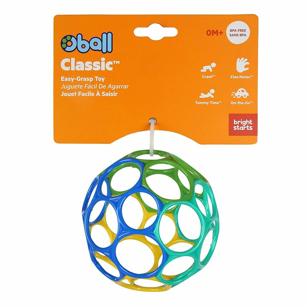 Oball | Rattle Easy Rammelaar Classic Blauwgroen | 0+
