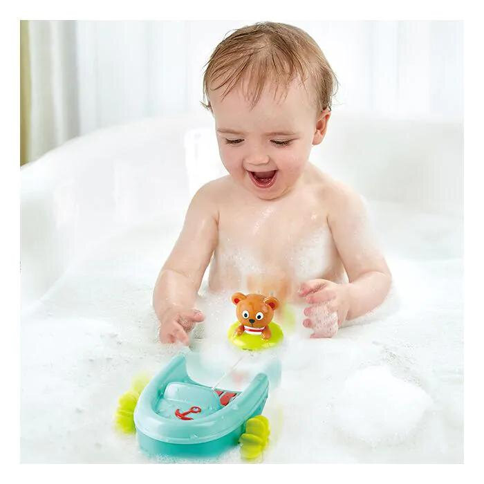 Hape Badspeelgoed | Tubing Pull-back Boat | Speel je Wijs