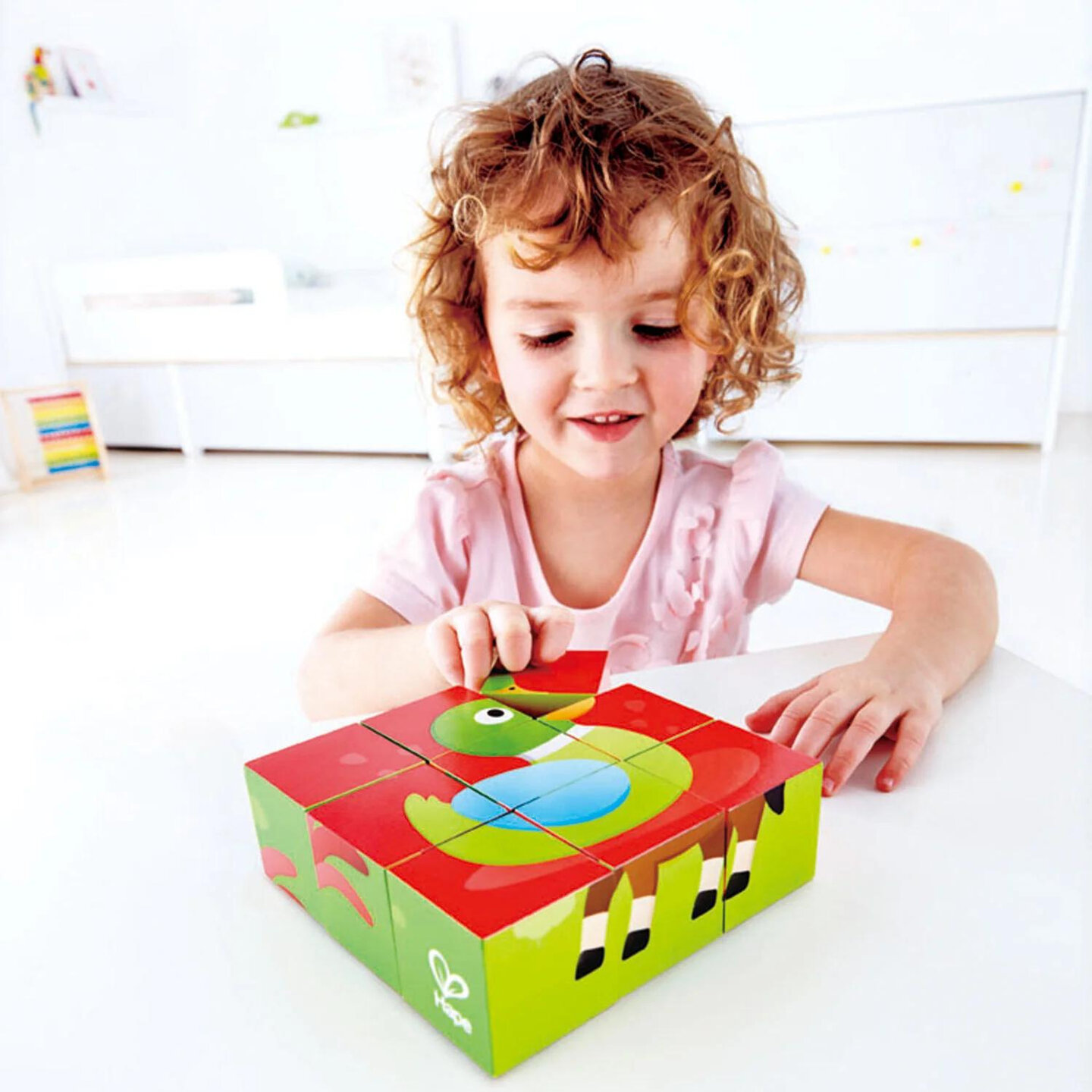 Hape-Blokpuzzel boerderijdieren| Speel je Wijs