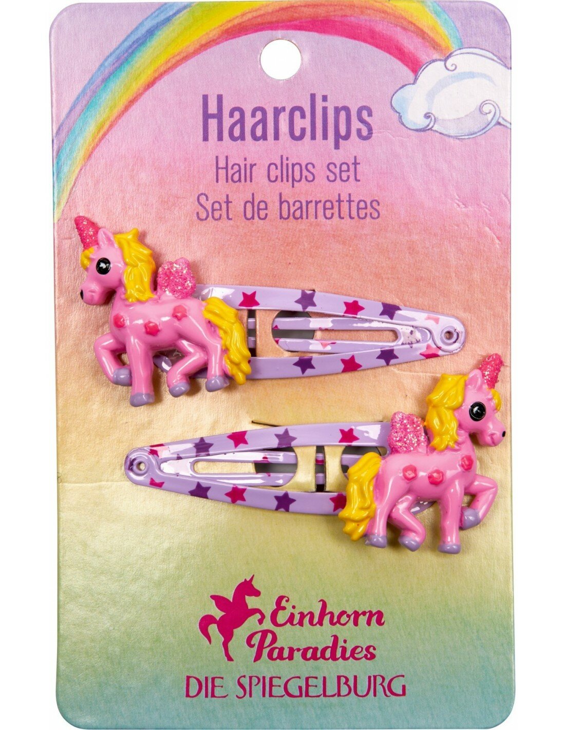 Spiegelburg-Haarclips Eenhoorn
