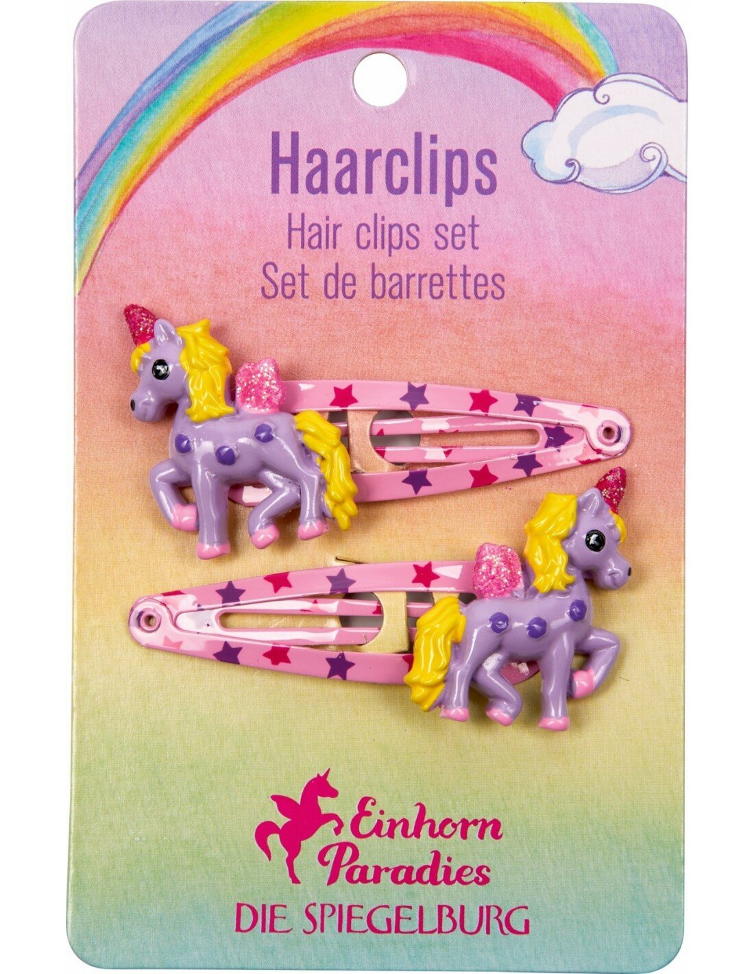 Spiegelburg-Haarclips Eenhoorn