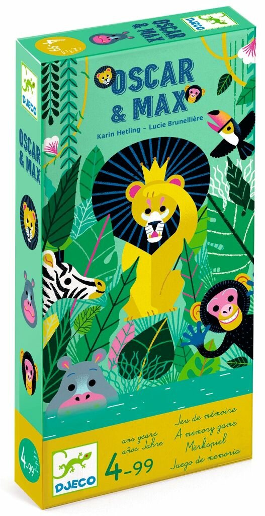 Djeco Memory | Oscar &amp; Max 4+