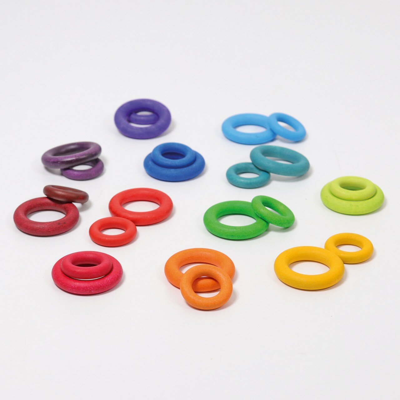 Grimm's houten Ringen - Rainbow | Speel je Wijs