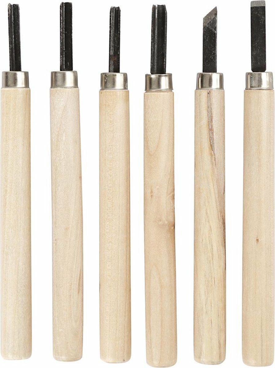 Creotime Houtsnijden Gutsen Set