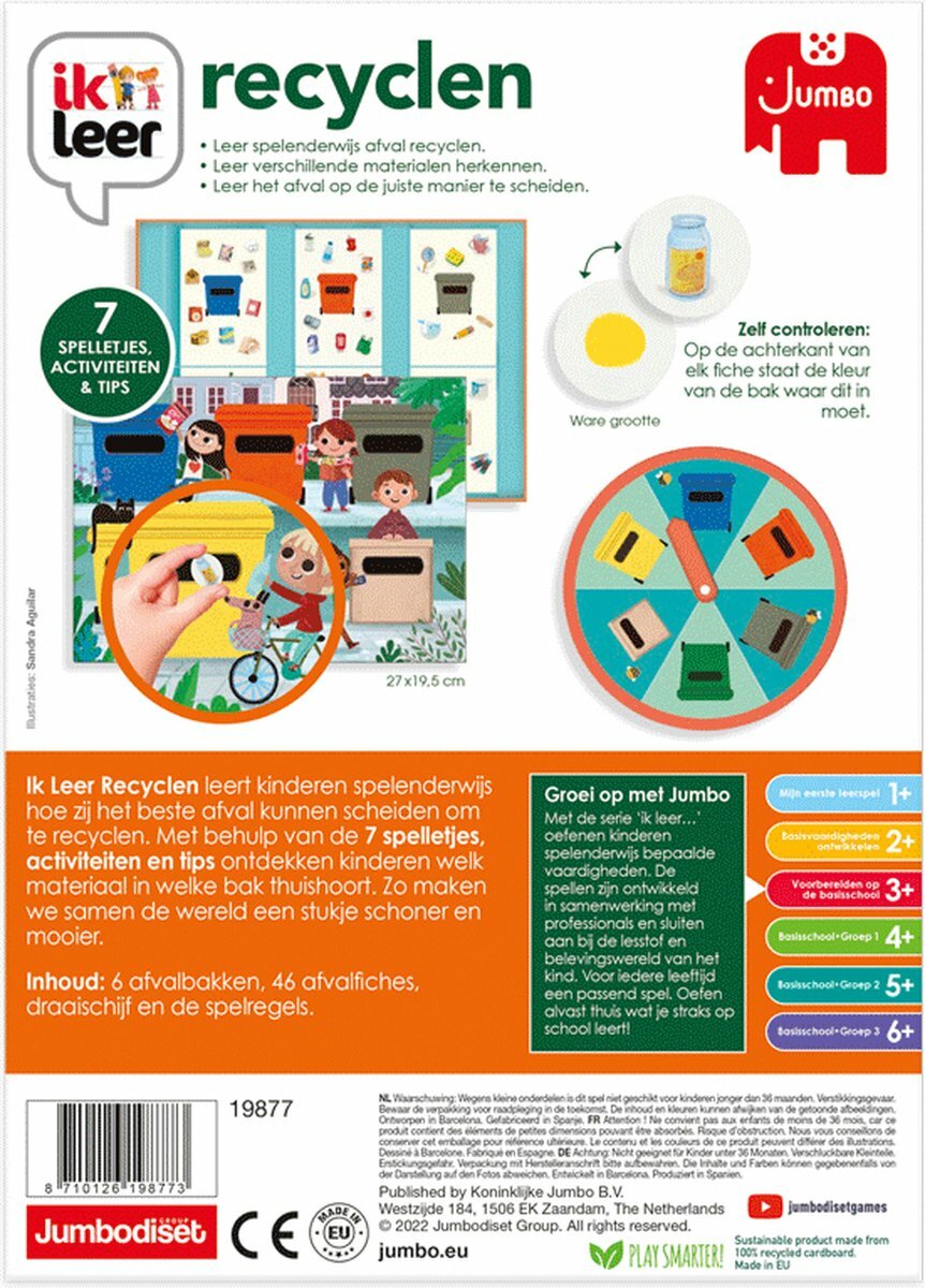Jumbo Ik Leer - Recyclen 3+ | Speel je Wijs