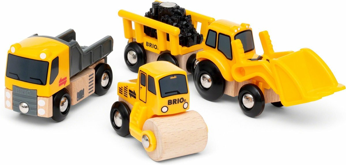 Brio - Bouwvoertuigen - 33658| Speel je Wijs