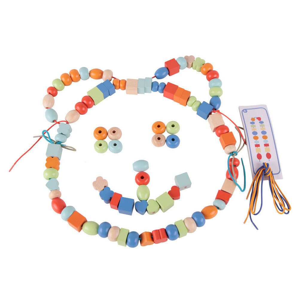 Classic World | Houten Rijgkralen 90dlg 3+ | Speel je Wijs
