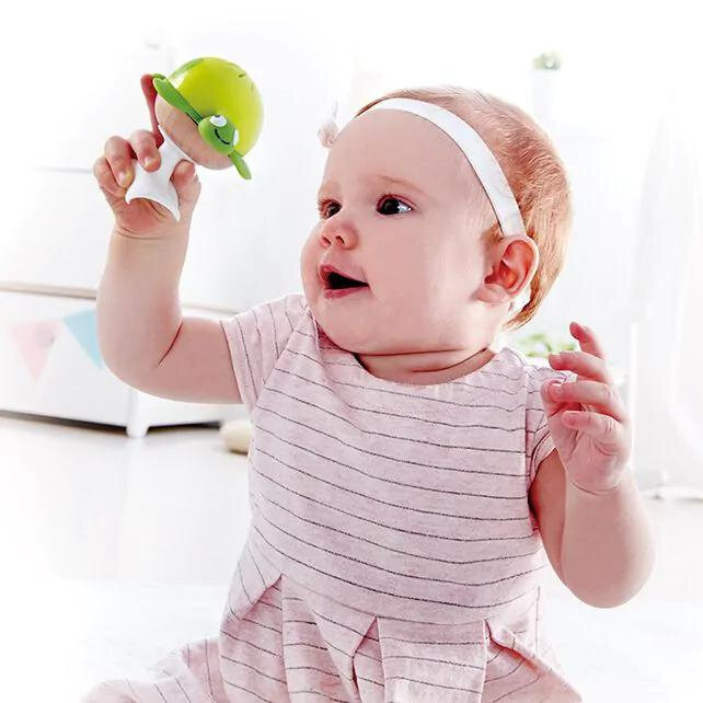 Hape | Rammelaarset met zuignapjes 0+ | Speel je Wijs
