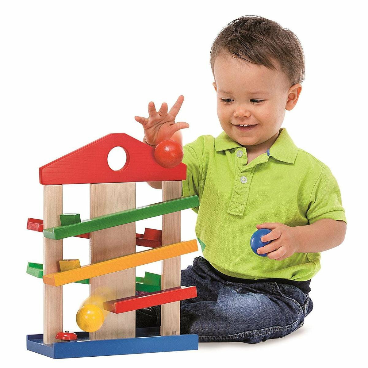  Eichhorn - Houten Knikkerbaan / Ballenbaan | Speel je Wijs