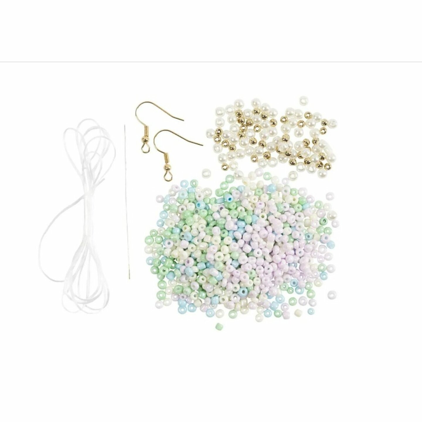 Mini Hobbyset Sieraden - Elastische Armbanden en Oorbellen Bloem| Speel je Wijs
