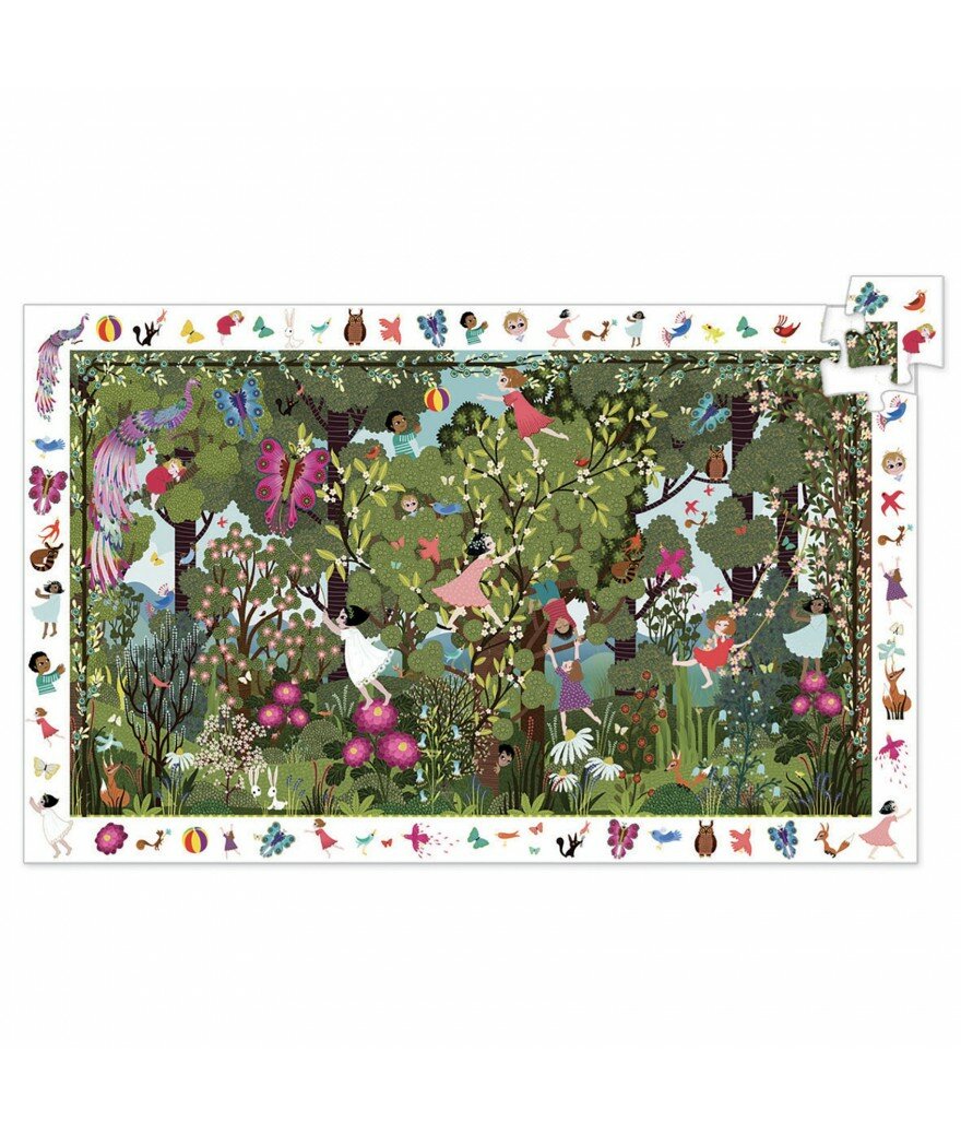 Djeco Observatiepuzzel Spelen In De Tuin 5+