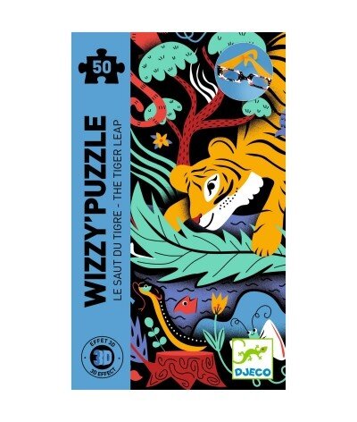Djeco 3D Puzzel The Tiger Leap (5+)