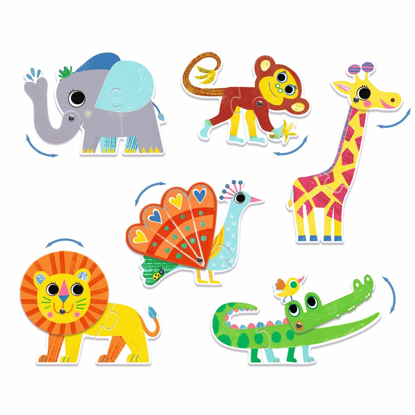 Djeco Puzzel Duo | Articulo Wilde Dieren | 2+