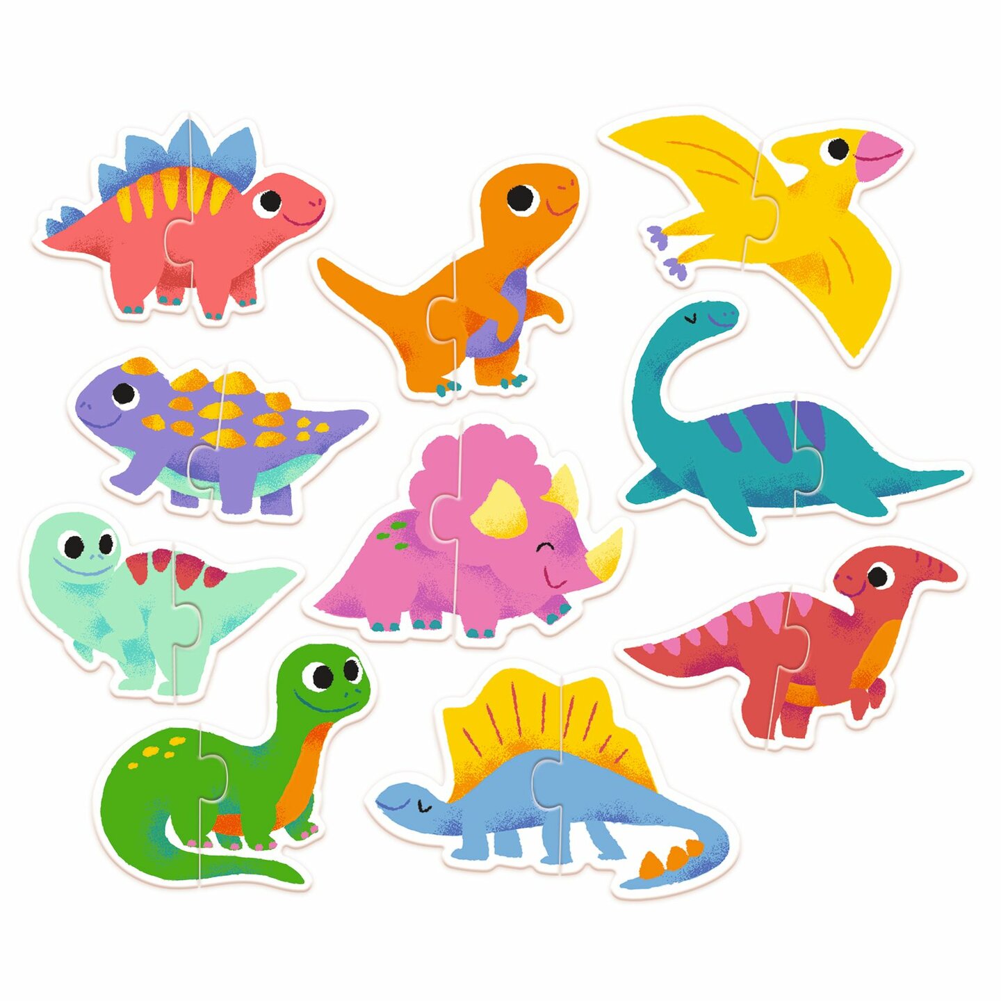 Djeco Puzzel Duo - Dino&#039;s  2+| Speel je Wijs