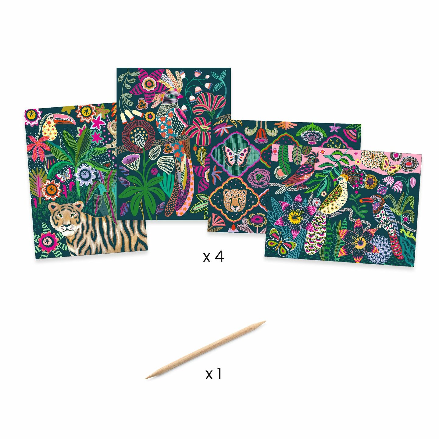 Djeco Kraskaarten - Rococo 7+| Speel je Wijs