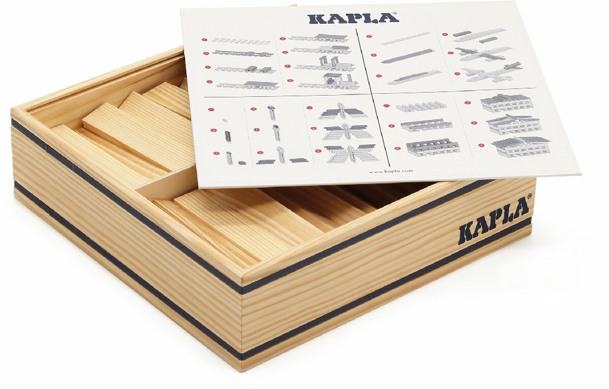 Kapla 100 Case - 100 plankjes | Speel je Wijs