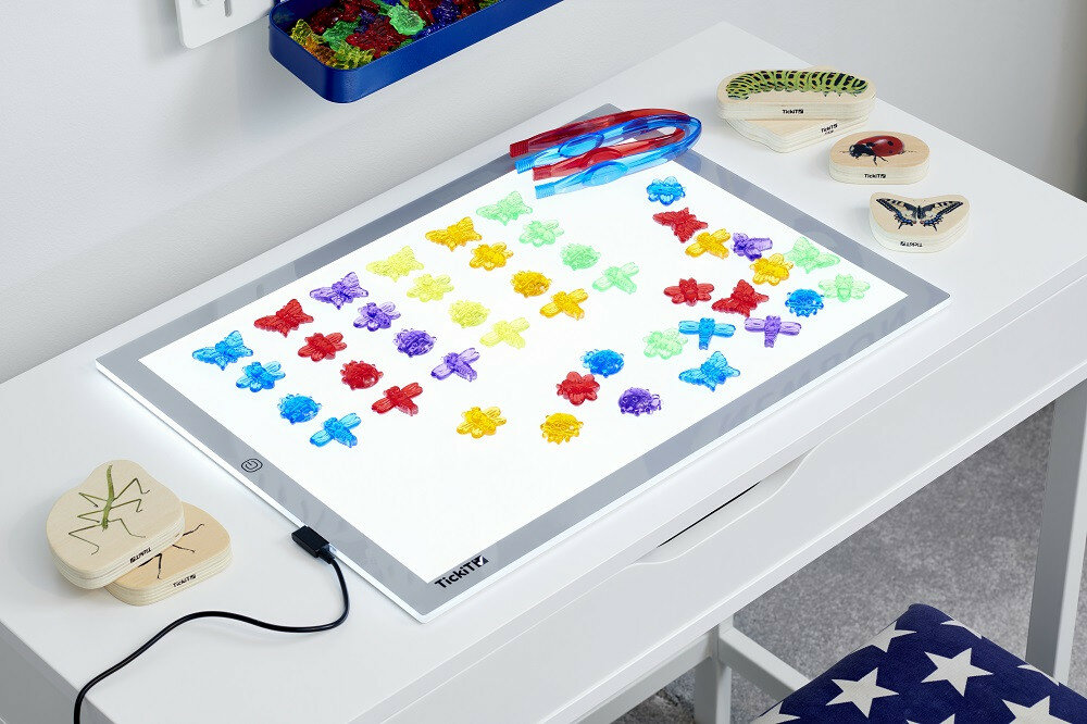 TickiT Doorschijnende kleuren Insecten 96-delig | Speel je Wijs