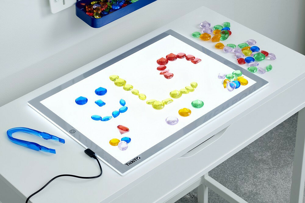 TickiT Doorschijnende kleuren Juwelen | Speel je Wijs