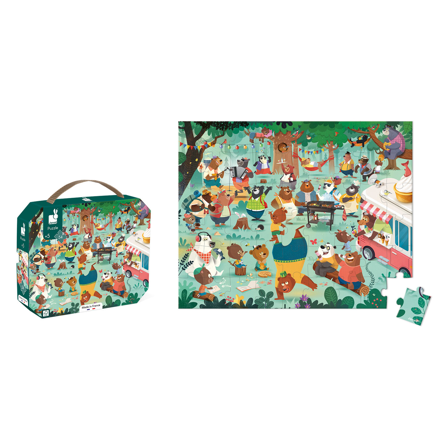 Janod Puzzel De Berenfamilie 5+ | Speel je Wijs