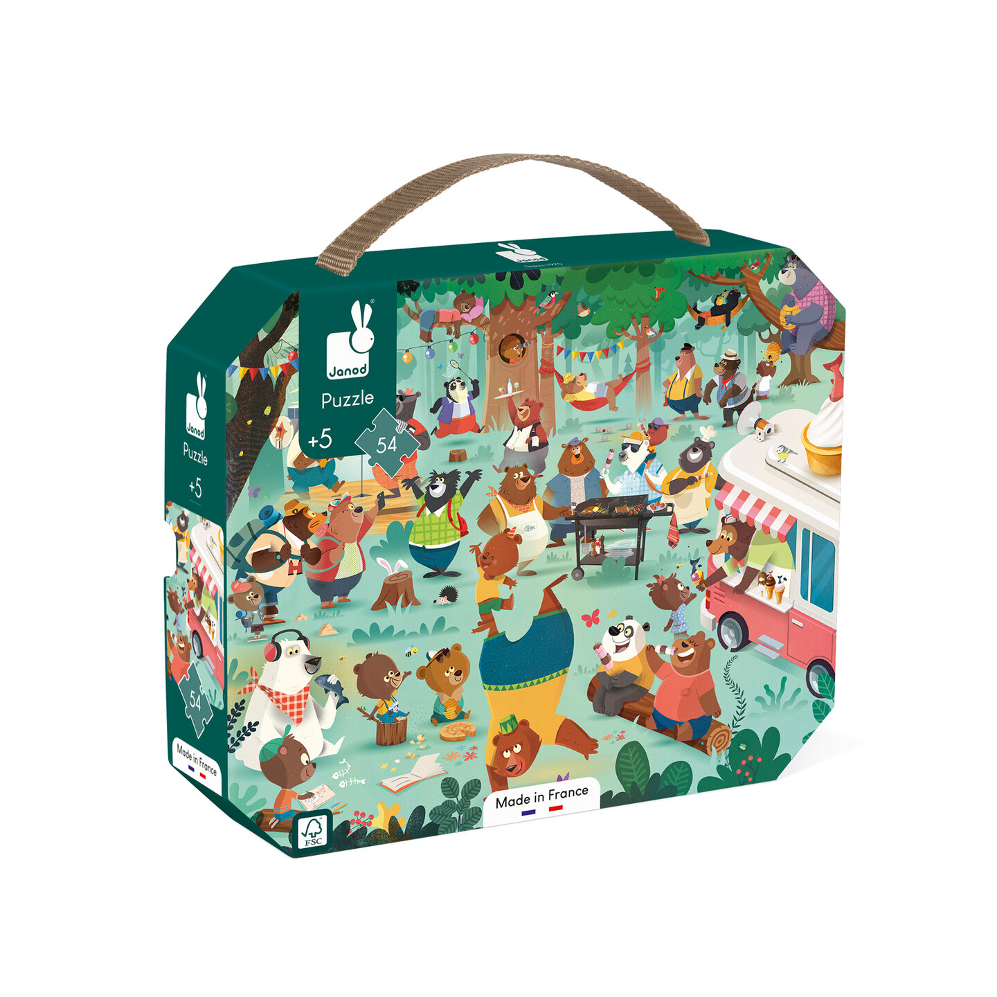 Janod Puzzel De Berenfamilie 5+ | Speel je Wijs