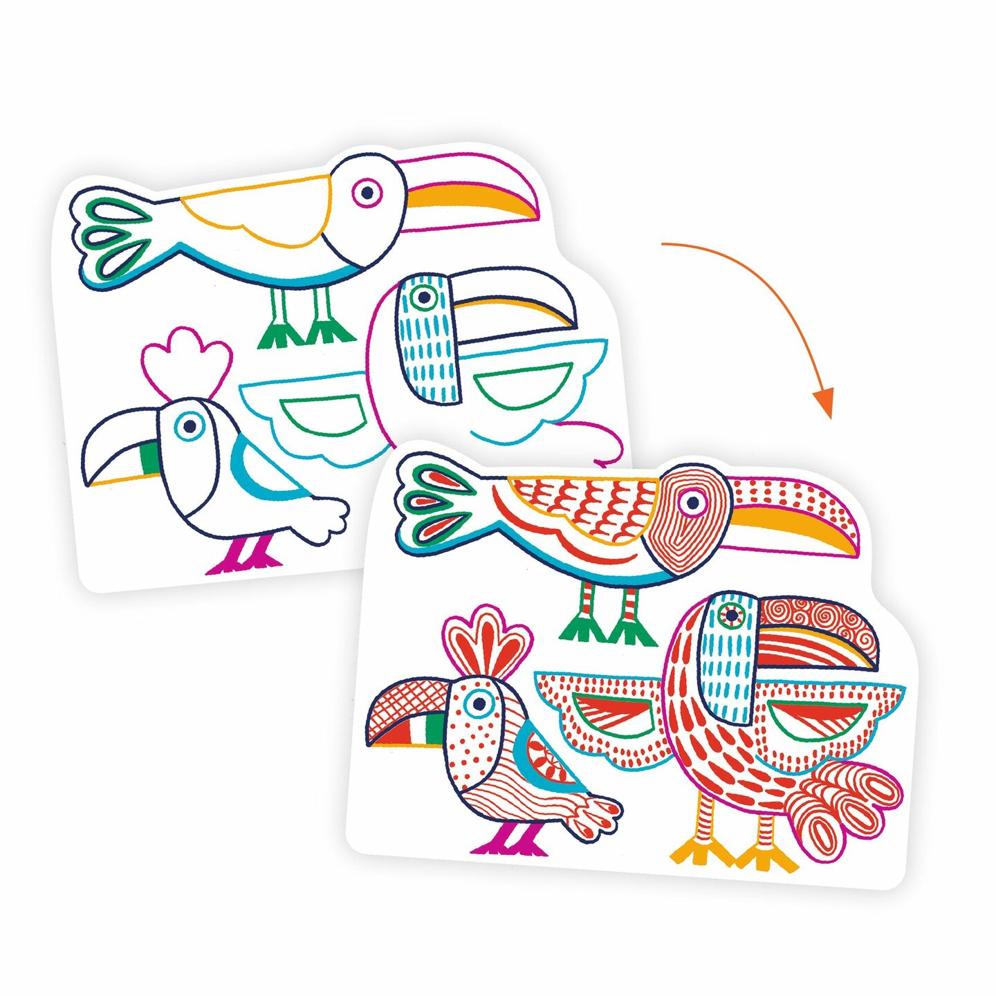 Djeco Kleuren | Dierenfamilies in het Wild 3-6jr | Speel je Wijs