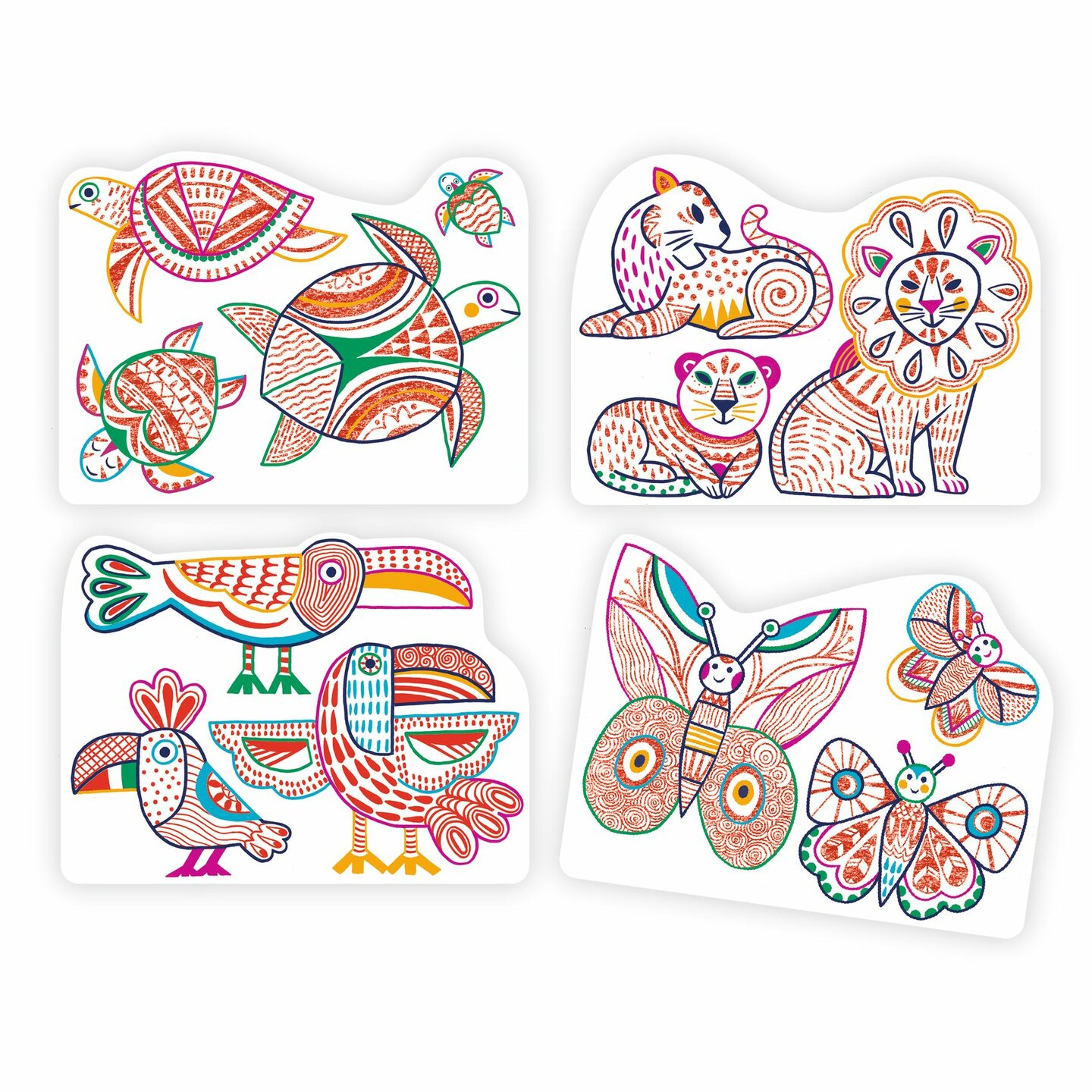 Djeco Kleuren | Dierenfamilies in het Wild 3-6jr | Speel je Wijs