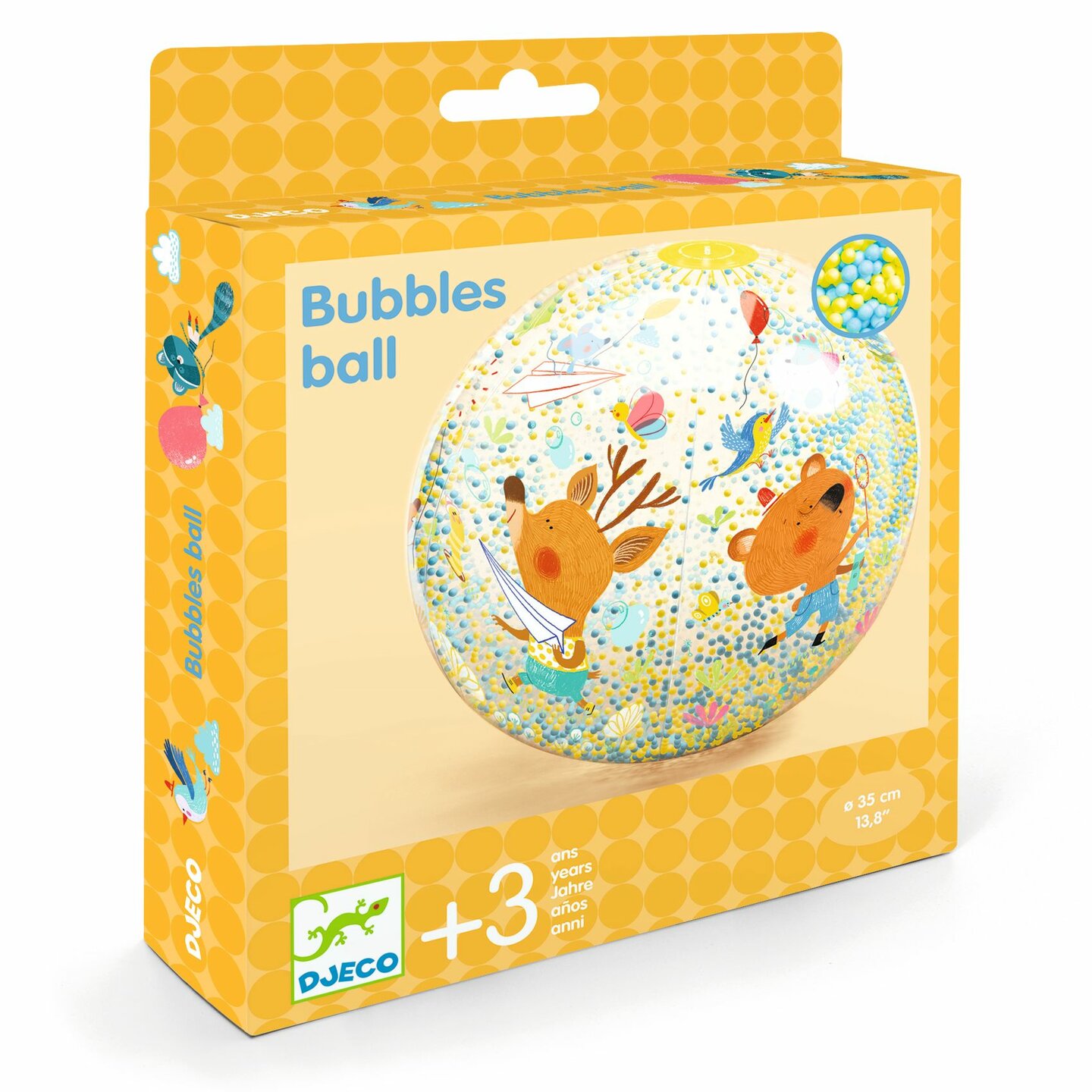 Djeco Opblaasbare bal Bubbels | Speel je Wijs