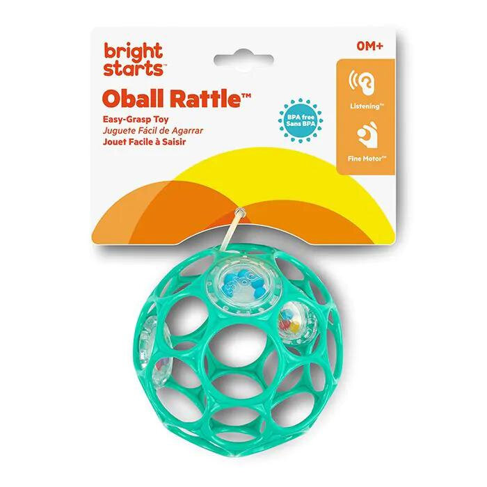 Oball - Rattle Easy Rammelaar - Groen 0+ | Speel je Wijs