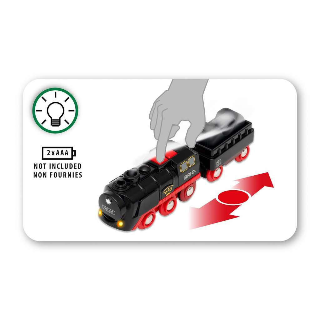Brio - Stoomtrein op batterijen - 33884