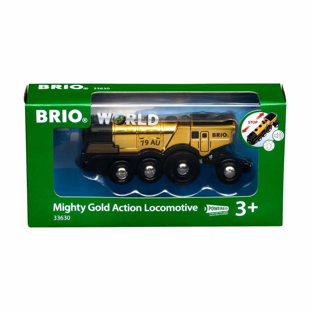 Brio Mighty Gold Action locomotief | 33630 | Speel je Wijs