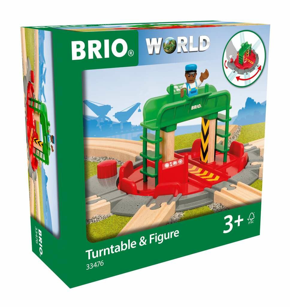 Brio - Draaitafel en Figuurtje - 33476