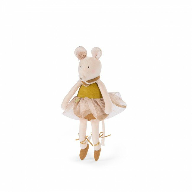 Moulin Roty Muzziekknuffel Muis "La petite &eacute;cole de Dance" | Speel je Wijs