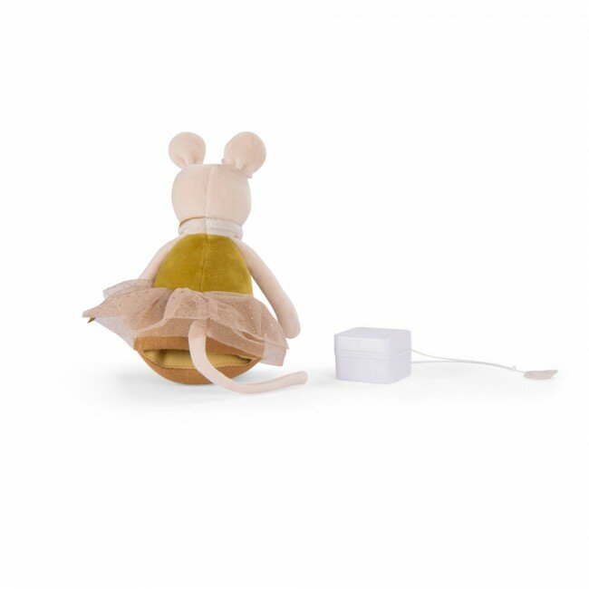 Moulin Roty Muzziekknuffel Muis "La petite &eacute;cole de Dance" | Speel je Wijs