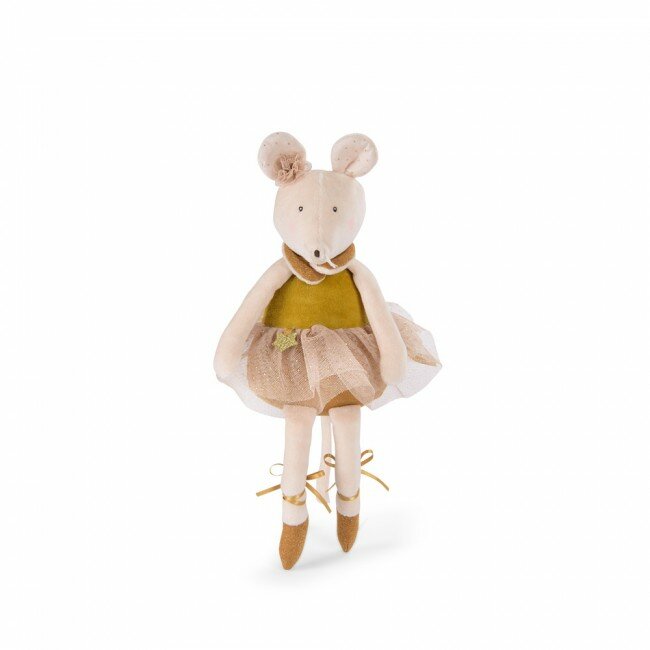 Moulin Roty Muzziekknuffel Muis "La petite &eacute;cole de Dance" | Speel je Wijs