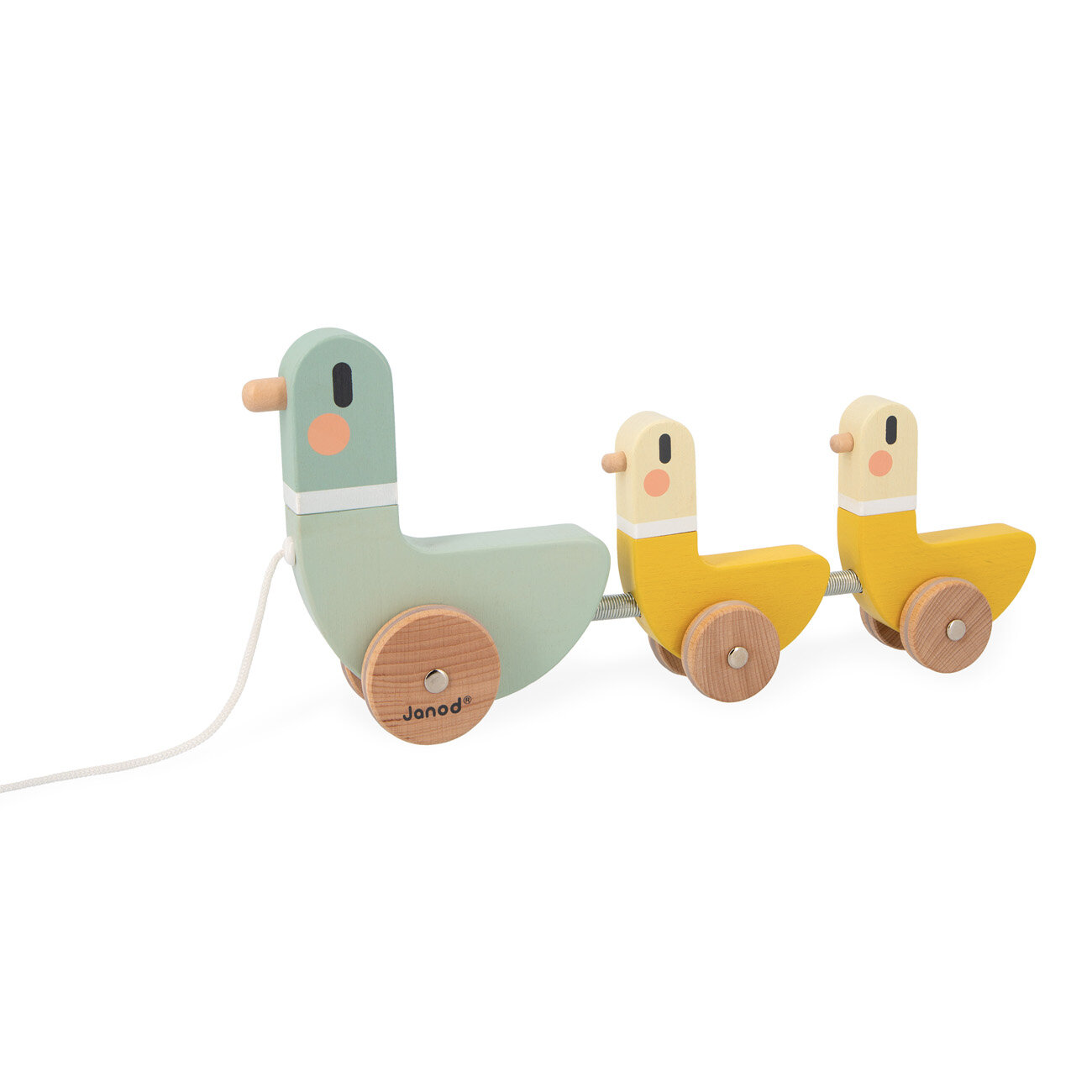 Janod Sweet Cocoon - Trekfiguur Eenden | Speel je Wijs